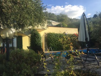 Blick aufs Haus